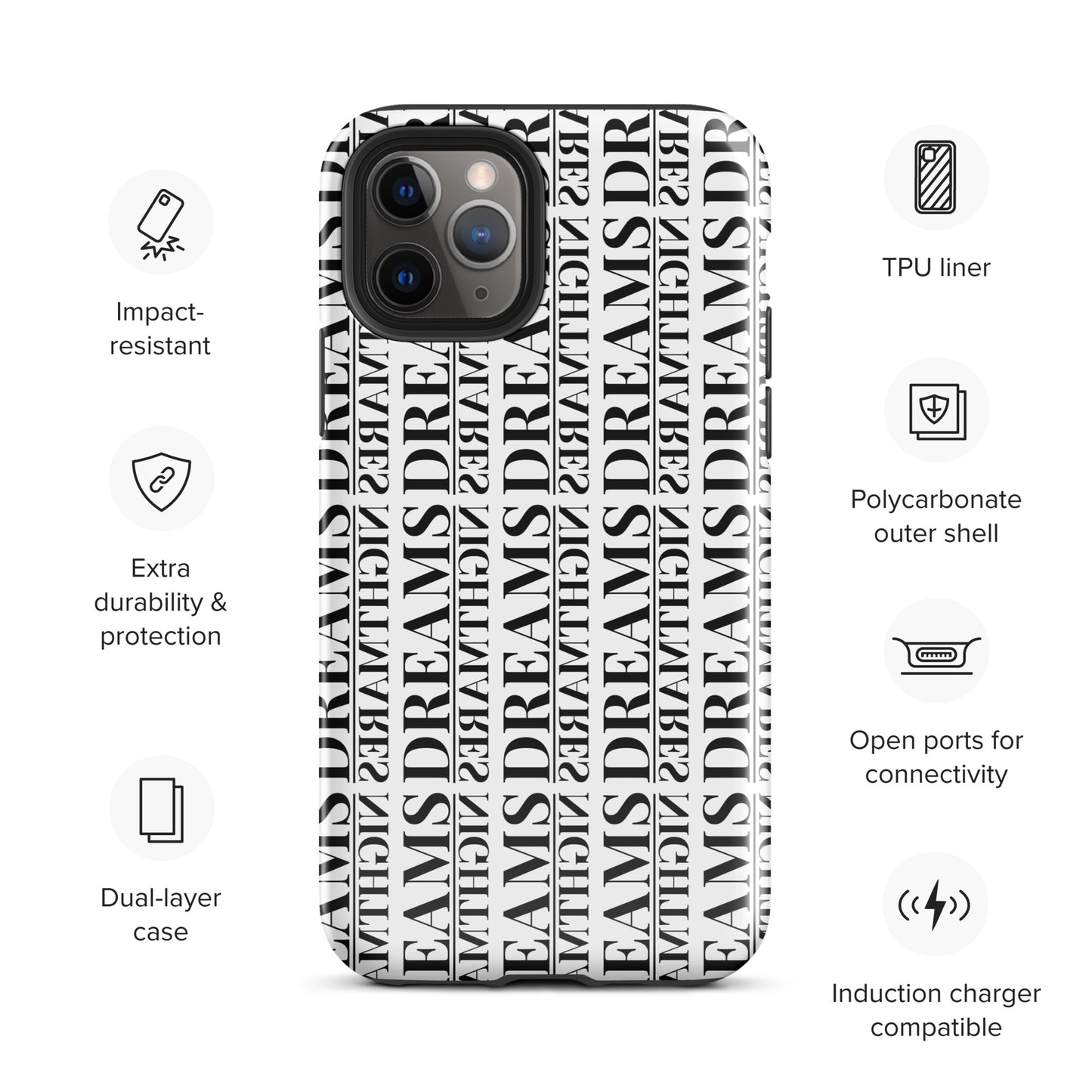 Dreams Over Nightmares Iphone Case