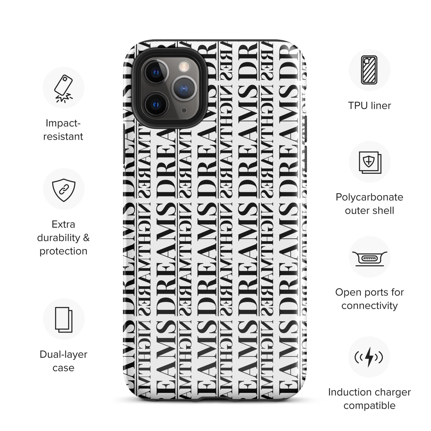 Dreams Over Nightmares Iphone Case