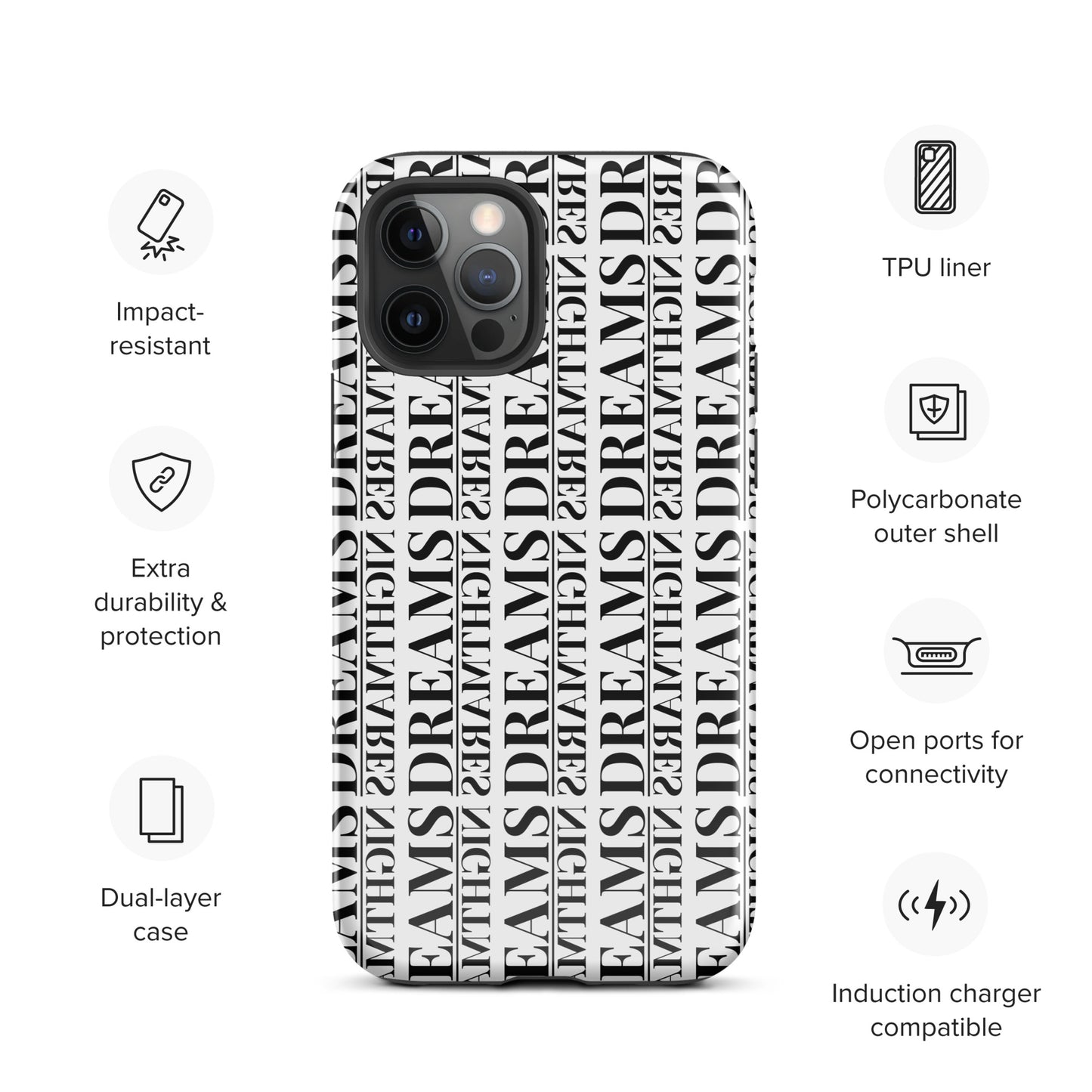 Dreams Over Nightmares Iphone Case