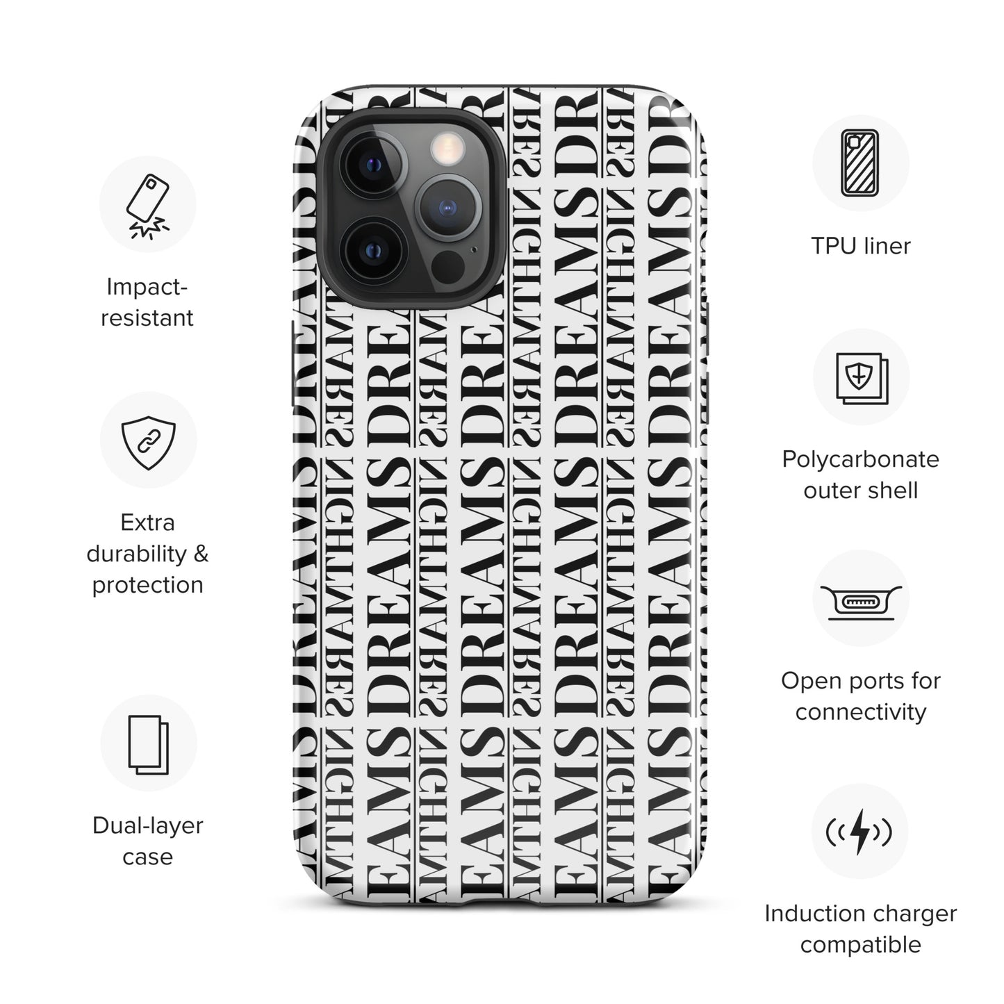 Dreams Over Nightmares Iphone Case