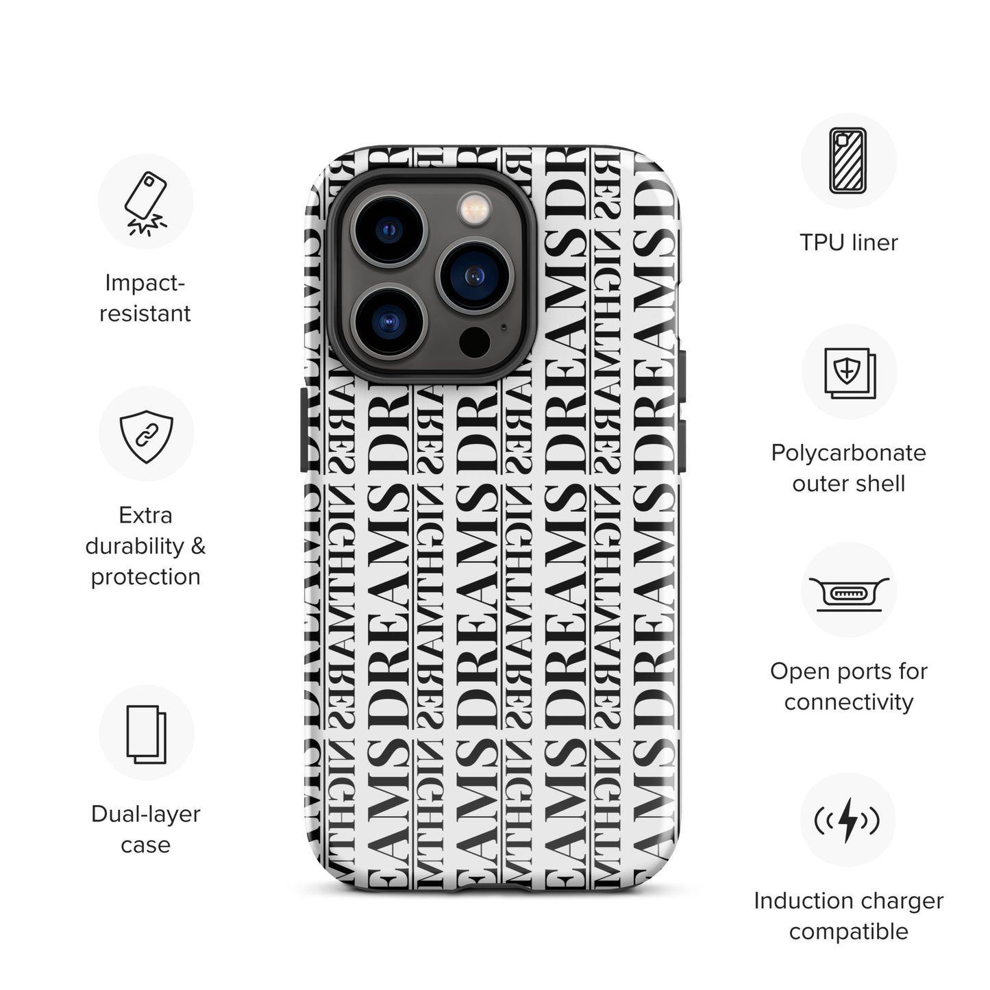 Dreams Over Nightmares Iphone Case