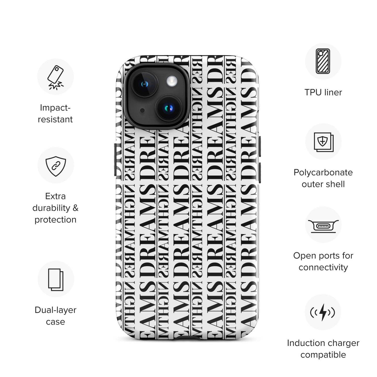 Dreams Over Nightmares Iphone Case