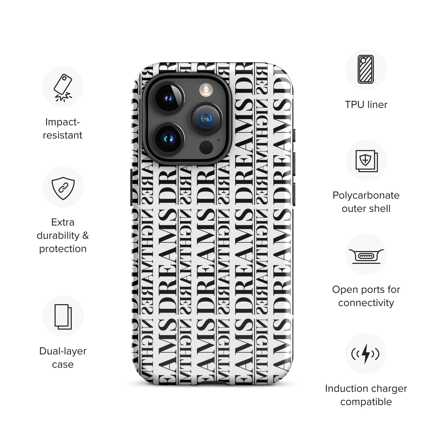 Dreams Over Nightmares Iphone Case